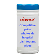 Canister Pack of Disposable Germicidal Surface Wipes